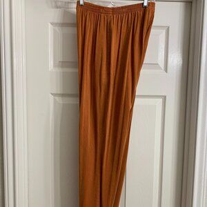 Tianello Brand Women's Retro Cinnamon Color Pants, Size Small